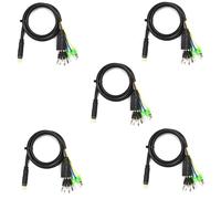 Booso Lot de 5 câbles d'extension étanches pour moteurs de moyeu de roue avant et arrière - 60 cm