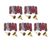 Booso Lot de 500 disques abrasifs ronds de 2,5 cm avec crochet et boucle