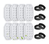 Booso Lot de 8 Filtres de Rechange pour à Eau pour Chat et Éponges de Pré-Filtre pour à Eau pour Animaux de Compagnie en Acier Inoxydable de 108 Oz/3,2
