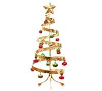 Booso Mini Arbre de Noël en Fer Forgé, Simulation de Bureau, Décoration de Noël, comme Indiqué