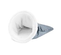 Booso Nouveau Sac de Couchage pour Chat - Grand Sac en Peluche pour Chat, Enveloppe à 360 °, Sac Confortable pour Animaux de Compagnie pour D'Intérieur (Bleu)