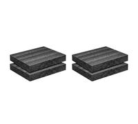 Booso Paquet de 4 Feuilles de Mousse de PolyuréThane - Inserts Mousse 16 X 12 X 2 Pouces pour ÉTuis - Coussinets en Mousse d'emballage pour Stockage L'Appareil Photo dans BoîTe à Outils