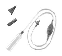 Booso Pompe siphon pour changement d' du réservoir pour poissons gris avec buse filtrante