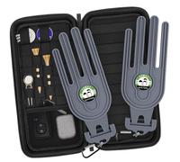 Booso Porte-gants de golf avec tendeur et crochet - Étui de protection pour accessoires de golf - Sac de rangement pour gants de golf