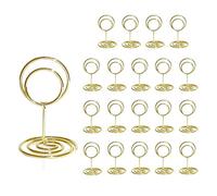 Booso Porte-monnaie de table 20 pièces - Mini marque-places de 2 pouces porte-documents de table courte pour les fêtes de mariage ()