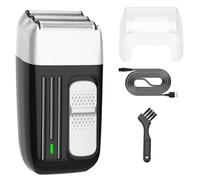 Booso Rasoir Électrique Rechargeable pour Homme avec Trois Grilles, Rasoir Multifonctionnel, Tondeuse à Cheveux pour