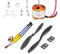 Booso RC 2212 1000 KV Moteur sans balais + contrôleur de vitesse électrique ESC 30 A + kit d'hélice 1045 pour RC Multicopter Quadcopter Set