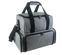 Booso Sac de Rangement pour Vernis à Ongles Organisateurs de Vernis à Ongles et Étui de Rangement Sac de Rangement pour Porte-Outils à Double Couche pour Nail Art