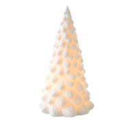 Booso Sapin de Noël en Céramique avec Lumière, Décoration Lumineuse en Porcelaine Vintage pour Les Fêtes B