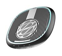 Booso Simulateur de Mouvement de la Souris Minuterie Jiggler Souris Mover Pilote Gratuit avec 7 Lumières RGB Simulation de Mouvement de la Souris (Noir) Facile à Installer Facile à Utiliser