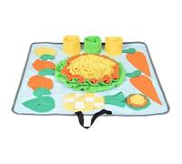 Booso Tapis interactif à renifler portable pour chien, tapis à renifler pour chien, jouet puzzle interactif pour chien, tapis d'alimentation pour chat et chien