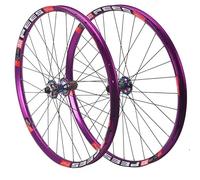 Boost Axe Traversant Paire De Roues VTT 26/27,5/29'' Jantes en Alliage D'aluminium Moyeux À Frein À Disque 32H pour Cassette 8-12 Vitesses Roue Avant Arrière(Colorful,29in)