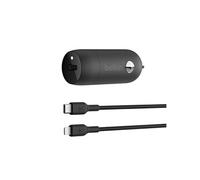 BOOST CHARGE - Adaptateur d'alimentation pour voiture - 30 Watt - 3 A - Fast Charge, Power Delivery 3.1 (USB-C) - noir