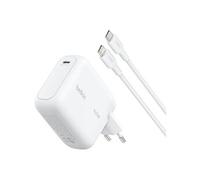 BOOST CHARGE - Adaptateur secteur - GaN, avec câble USB-C - 100 watt - Fast Charge, PD 3.2, QC 5.0, AVS, UFCS, Hypercharge, FC 2.0 (USB-C) - sur le