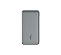 BOOST CHARGE - Banque d'alimentation - 10000 mAh - 15 Watt - 3 A - 3 connecteurs de sortie (2 x USB, USB-C) - sur le câble : USB-C - gris sidéral