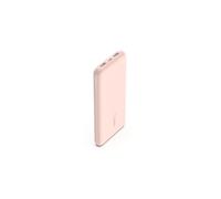 BOOST CHARGE - Banque d'alimentation - 10000 mAh - 18 Watt - 3 connecteurs de sortie (USB-C, 2 x USB) - rose gold