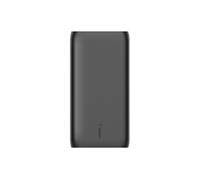 BOOST CHARGE - Banque d'alimentation - 20000 mAh - 3 connecteurs de sortie (USB, 24 pin USB-C) - sur le câble : USB, USB-C - noir