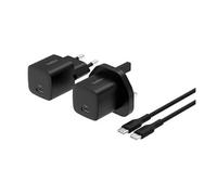 BOOST CHARGE - Banque d'alimentation + adaptateur secteur - 10000 mAh - 3 connecteurs de sortie (USB-C, 2 x USB) - sur le câble : USB-C - avec étui à