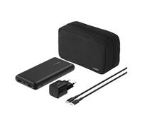 Belkin BOOST CHARGE - Banque d'alimentation + adaptateur secteur - 20000 mAh - PD - 3 connecteurs de sortie (24 pin USB-C, 2 x USB) - sur le câble : USB-C - Europe - avec zippered pouch case G