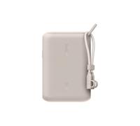 BOOST CHARGE - Banque d'alimentation - avec affichage - 10000 mAh - 20 watt - PD - 2 connecteurs de sortie (USB-C) - sur le câble : USB-C - sable