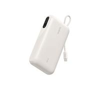 BOOST CHARGE - Banque d'alimentation - avec câble intégré et écran - 20000 mAh - 45 watt - Fast Charge - 3 connecteurs de sortie (2 x USB-C, USB) -