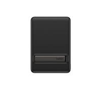 BOOST CHARGE - Banque d'alimentation - mince, magnétique - 5000 mAh - 15 Watt - Fast Charge (USB-C, magnétique) - sur le câble : USB-C - noir