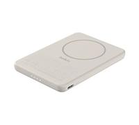 BOOST CHARGE - Banque d'alimentation - mince, magnétique - 5000 mAh - 7.5 watt - Fast Charge (USB-C) - sur le câble : USB-C - sable