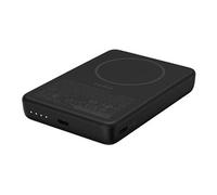 Belkin BoostCharge Batterie Externe Magnétique 10000mAh, Certification Qi2, 15W, Chargeur Portable Fin avec Anneau Magnétique, 2 Ports USB-C et Câble Inclus, pour iPhone, Galaxy, Pixel, Etc., Noir