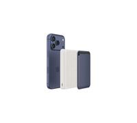Boost. Charge Batterie Externe Magnétique 10 000 mAh - Beige - Blanc - Limitée - BPD017hqSA - USB Type C - Lithium-ion