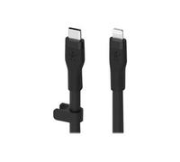 Belkin Câble USB-C vers Lightning BoostCharge Flex silicone 3 m, certifié MFi, 20 W, noir