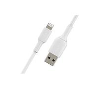 BOOST CHARGE - Câble Lightning - Lightning mâle pour USB mâle - 1 m - blanc (pack de 2)