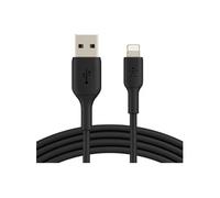 BOOST CHARGE - Câble Lightning - Lightning mâle pour USB mâle - 1 m - noir