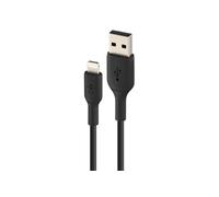 BOOST CHARGE - Câble Lightning - Lightning mâle pour USB mâle - 2 m - noir