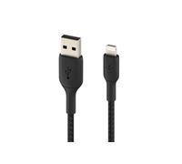 BELKIN Cable a gaine tressee Lightning USB A 2m Noir