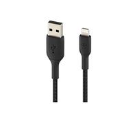 BOOST CHARGE - Câble Lightning - Lightning mâle pour USB mâle - 3 m - noir