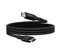 BOOST CHARGE - Câble USB - 24 pin USB-C (M) pour 24 pin USB-C (M) - USB 2.0 - 1 m - jusqu'à 240 W de puissance - noir