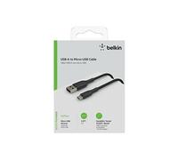 Belkin Câble tressé USB-A vers MicroUSB 1 m Noir