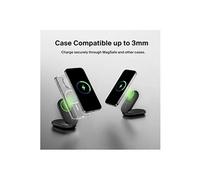 BOOST CHARGE - Support de chargement sans fil - magnétique, pliable, avec Qi2 + adaptateur secteur - 15 Watt - 3 A - Fast Charge, Power Delivery 3.1