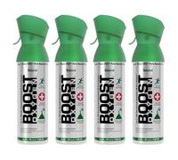 Boost Oxygen Format moyen Arôme Naturel 5L | Soutien respiratoire pour récupération aérobie, altitude, performance et santé (Lot de 4)