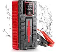 Boost Plus 5000A 12V Booster Batterie Voiture Lithium UltraSafe, Chargeur Batterie Portable USB et Câbles de Démarrage pour Moteurs à Essence Jusqu'à 6,0L et Moteurs Diesel Jusqu'à 4,0L