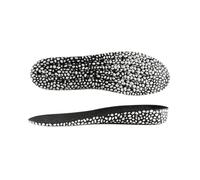 Boost Semelles intérieures à popcorn douces - Sensation de pas - Augmentation des chocs - Absorption des chocs - Contrôle des odeurs - Inserts confortables pour chaussures (fond noir, surface noire