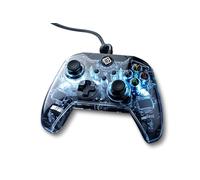 BOOSTBOXX LUX Wired Controller - Gamepad transparent avec éclairage RGB et touche de fonction pour PC, Xbox, PlayStation
