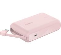 Boostcharge Portable External Battery 10,000 Mah With Integrated Cable (Pd 20 W, Quick Charge Usb-C Power Delivery, For All Iphone 16/15, Ipad Pro, Galaxy S24, Etc.)