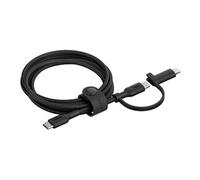 Belkin Câble USB BoostCharge Pro 2-in-1 USB-C vers Lightning 1,5 m 480 Mbps 60 W Noir