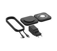 Belkin BoostCharge Pro Station de Recharge aimantée 2-en-1 Portable, Chargeur Qi2 Compatible MagSafe, Pliable, Chargeur sans Fil certifié, pour iPhone 17, Air, Pixelsnap, Apple Watch 11, AirPods