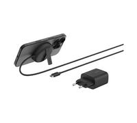 BoostCharge Pro - Plot de charge sans fil - magnétique + adaptateur secteur - 15 Watt - Fast Charge - noir