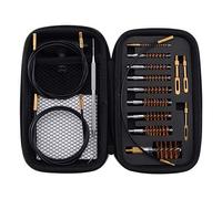 BOOSTEADY 19PCS Kit Nettoyage Pistolet, Kit de Nettoyage Fusil .17 .22/ .223/5.56MM .243 .280 .30 .357/9MM .40 .45 12GA, Kit d'entretien pour Nettoyer Arme à Feu de Calibre avec Brosse & Étui Zippé