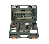 BOOSTEADY Kit de Nettoyage de Pistolet, Kit de Nettoyage pour Fusils de Chasse .22 .243 .270 .30 20GA 12GA .357 .40 .45, Kit d'Entretien pour Arme à Feu Carabine Fusils à Pompe avec Boîte de Transport