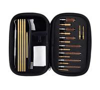 BOOSTEADY Kit de Nettoyage pour Fusil & Pistolet, Kit de Nettoyage Armement 22.30.243.280.40.45.357/9mm/.380, Kit de Brosse à Alésage en Laiton Multi-Calibre