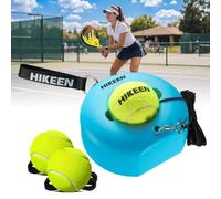 BOOSTEADY Kit d'entraînement de padel avec base en métal robuste, 3 balles élastiques et sangle de transport, pour adultes, enfants et débutants